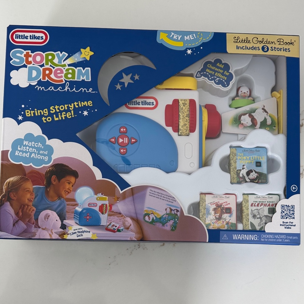 Story Dream Machine - Blue and White